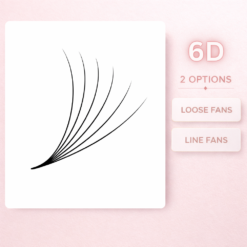 Mix 9 - 15mm 6D Promade Fans (1000Fans)