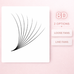 Mix 9 - 15mm 8D Promade Fans (1000Fans)